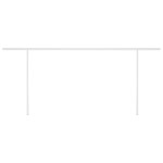 vidaXL Copertină automată cu senzor vânt & LED, galben&alb, 6x3 m