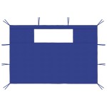 vidaXL Pereți laterali foișor cu ferestre, 2 buc., albastru vidaXL Pereți laterali foișor cu ferestre, 2 buc., albastru