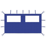 vidaXL Perete lateral foișor cu ferestre, albastru, 4x2 m vidaXL Perete lateral foișor cu ferestre, albastru, 4x2 m