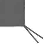 vidaXL Perete lateral foișor cu ferestre, 4x2 m, antracit vidaXL Perete lateral foișor cu ferestre, 4x2 m, antracit