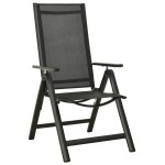 vidaXL Set mobilier de grădină, 5 piese, antracit, aluminiu vidaXL Set mobilier de grădină, 5 piese, antracit, aluminiu