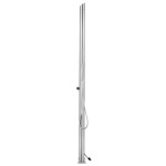 vidaXL Duș de grădină cu bază maro, 225 cm, oțel inoxidabil vidaXL Duș de grădină cu bază maro, 225 cm, oțel inoxidabil