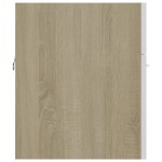 vidaXL Dulap cu chiuvetă încorporată, stejar sonoma, lemn prelucrat