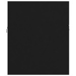 vidaXL Dulap cu chiuvetă încorporată, negru, lemn prelucrat