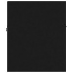 vidaXL Set mobilier de baie, negru, lemn prelucrat