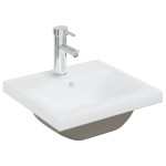 vidaXL Set mobilier de baie, alb, lemn prelucrat