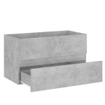 vidaXL Dulap cu chiuvetă încorporată, gri beton, lemn prelucrat vidaXL Dulap cu chiuvetă încorporată, gri beton, lemn prelucrat