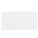 vidaXL Dulap cu chiuvetă încorporată, alb, lemn prelucrat