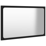 vidaXL Set mobilier de baie, negru, lemn prelucrat vidaXL Set mobilier de baie, negru, lemn prelucrat