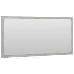 vidaXL Set mobilier de baie, gri beton, lemn prelucrat