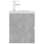 vidaXL Dulap cu chiuvetă încorporată, gri beton, lemn prelucrat vidaXL Dulap cu chiuvetă încorporată, gri beton, lemn prelucrat