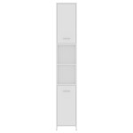 vidaXL Set mobilier de baie, 4 piese, alb