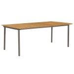 vidaXL Set mobilier de grădină, 9 piese, negru, poliratan vidaXL Set mobilier de grădină, 9 piese, negru, poliratan