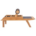 vidaXL Șezlonguri pliabile cu roți, 2 buc., lemn masiv tec/textilenă vidaXL Șezlonguri pliabile cu roți, 2 buc., lemn masiv tec/textilenă