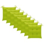 vidaXL Scaune de grădină cu pernă, 8 buc., lemn masiv de tec vidaXL Scaune de grădină cu pernă, 8 buc., lemn masiv de tec