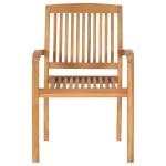 vidaXL Set mobilier de grădină, 5 piese, din lemn masiv de tec vidaXL Set mobilier de grădină, 5 piese, din lemn masiv de tec