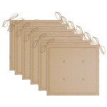 vidaXL Scaune grădină stivuibile cu perne, 6 buc, lemn masiv tec vidaXL Scaune grădină stivuibile cu perne, 6 buc, lemn masiv tec