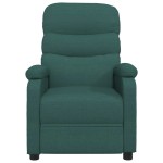 vidaXL Fotoliu de masaj electric, verde închis, material textil vidaXL Fotoliu de masaj electric, verde închis, material textil