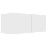 vidaXL Comode TV, 4 buc., alb, 80x30x30 cm, lemn compozit