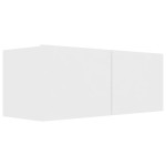 vidaXL Set de dulapuri TV, 8 piese, alb, lemn prelucrat