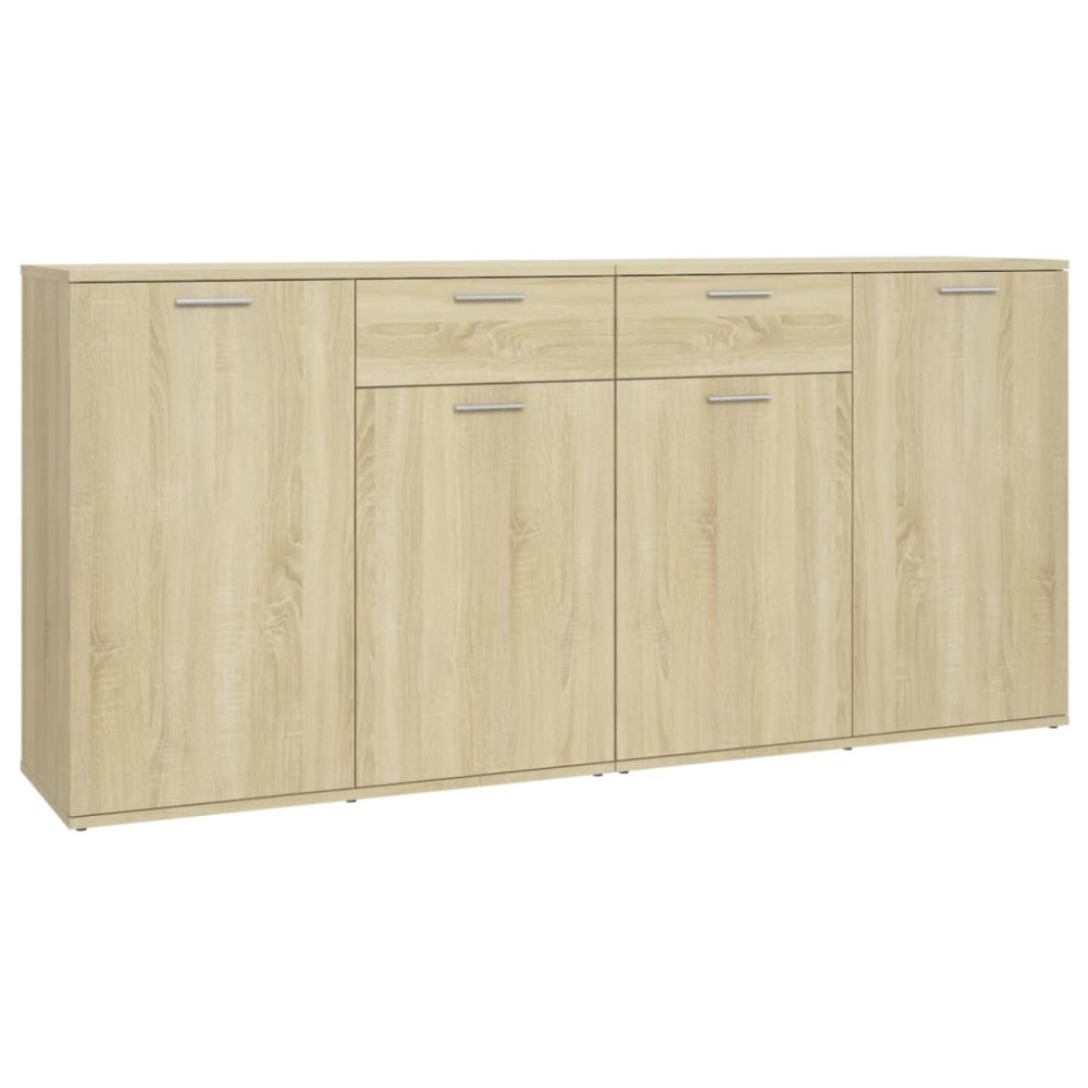 vidaXL Servantă, stejar Sonoma, 160x36x75 cm, lemn prelucrat