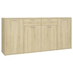 vidaXL Servantă, stejar Sonoma, 160x36x75 cm, lemn prelucrat vidaXL Servantă, stejar Sonoma, 160x36x75 cm, lemn prelucrat