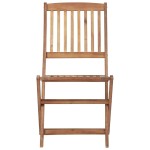 vidaXL Scaune pliabile de exterior, 8 buc., lemn masiv acacia vidaXL Scaune pliabile de exterior, 8 buc., lemn masiv acacia