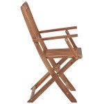 vidaXL Scaune pliabile de exterior cu perne, 8 buc., lemn masiv acacia vidaXL Scaune pliabile de exterior cu perne, 8 buc., lemn masiv acacia