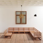 vidaXL Set mobilier de grădină, 11 piese, maro miere, lemn masiv pin vidaXL Set mobilier de grădină, 11 piese, maro miere, lemn masiv pin