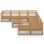 vidaXL Set mobilier de grădină, 9 piese, lemn masiv de pin vidaXL Set mobilier de grădină, 9 piese, lemn masiv de pin