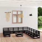 vidaXL Set mobilier de grădină, 12 piese, lemn masiv de pin vidaXL Set mobilier de grădină, 12 piese, lemn masiv de pin