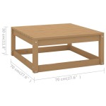 vidaXL Set mobilier de grădină, 11 piese, lemn masiv de pin vidaXL Set mobilier de grădină, 11 piese, lemn masiv de pin