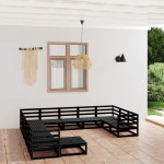 vidaXL Set mobilier de grădină, 12 piese, lemn masiv de pin vidaXL Set mobilier de grădină, 12 piese, lemn masiv de pin