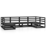 vidaXL Set mobilier de grădină, 6 piese, lemn masiv de pin