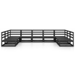 vidaXL Set mobilier de grădină, 9 piese, lemn masiv de pin vidaXL Set mobilier de grădină, 9 piese, lemn masiv de pin