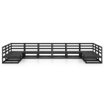 vidaXL Set mobilier de grădină, 10 piese, lemn masiv de pin vidaXL Set mobilier de grădină, 10 piese, lemn masiv de pin