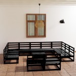 vidaXL Set mobilier de grădină, 12 piese, lemn masiv de pin vidaXL Set mobilier de grădină, 12 piese, lemn masiv de pin