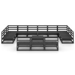 vidaXL Set mobilier de grădină, 14 piese, lemn masiv de pin