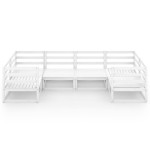 vidaXL Set mobilier de grădină, 6 piese, lemn masiv de pin