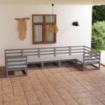 vidaXL Set mobilier de grădină din 7 piese, lemn masiv de pin vidaXL Set mobilier de grădină din 7 piese, lemn masiv de pin