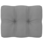 vidaXL Canapea de grădină cu 3 locuri, cu perne, lemn masiv de pin