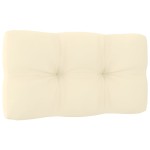 vidaXL Canapea de grădină cu 4 locuri, cu perne, lemn masiv pin