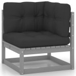 vidaXL Set mobilier de grădină cu perne, 8 piese, lemn masiv de pin vidaXL Set mobilier de grădină cu perne, 8 piese, lemn masiv de pin