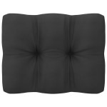 vidaXL Set mobilier grădină cu perne, 9 piese, gri, lemn masiv de pin