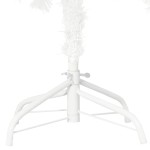 vidaXL Brad Crăciun pre-iluminat artificial, set globuri, alb, 240 cm vidaXL Brad Crăciun pre-iluminat artificial, set globuri, alb, 240 cm