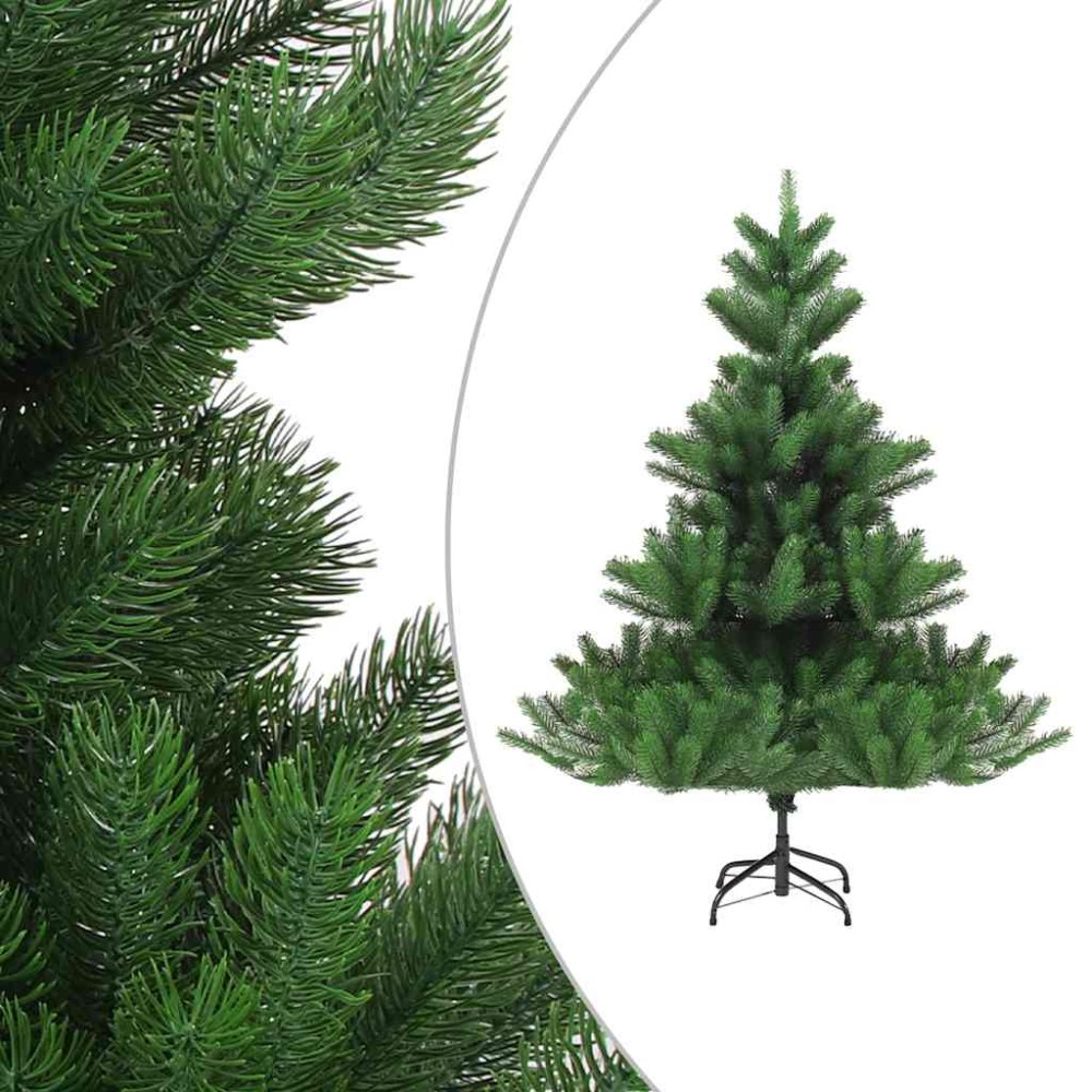 vidaXL Pom de Crăciun artificial brad Nordmann LED&globuri verde 240cm