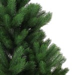 vidaXL Pom de Crăciun artificial brad Nordmann LED&globuri verde 240cm