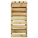 vidaXL Compostor grădină din șipci 2 buc. 80x50x100 cm lemn pin tratat vidaXL Compostor grădină din șipci 2 buc. 80x50x100 cm lemn pin tratat