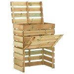 vidaXL Compostor grădină din șipci 3 buc. 80x50x100 cm lemn pin tratat vidaXL Compostor grădină din șipci 3 buc. 80x50x100 cm lemn pin tratat