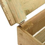 vidaXL Compostor grădină din șipci 3 buc. 80x50x100 cm lemn pin tratat vidaXL Compostor grădină din șipci 3 buc. 80x50x100 cm lemn pin tratat